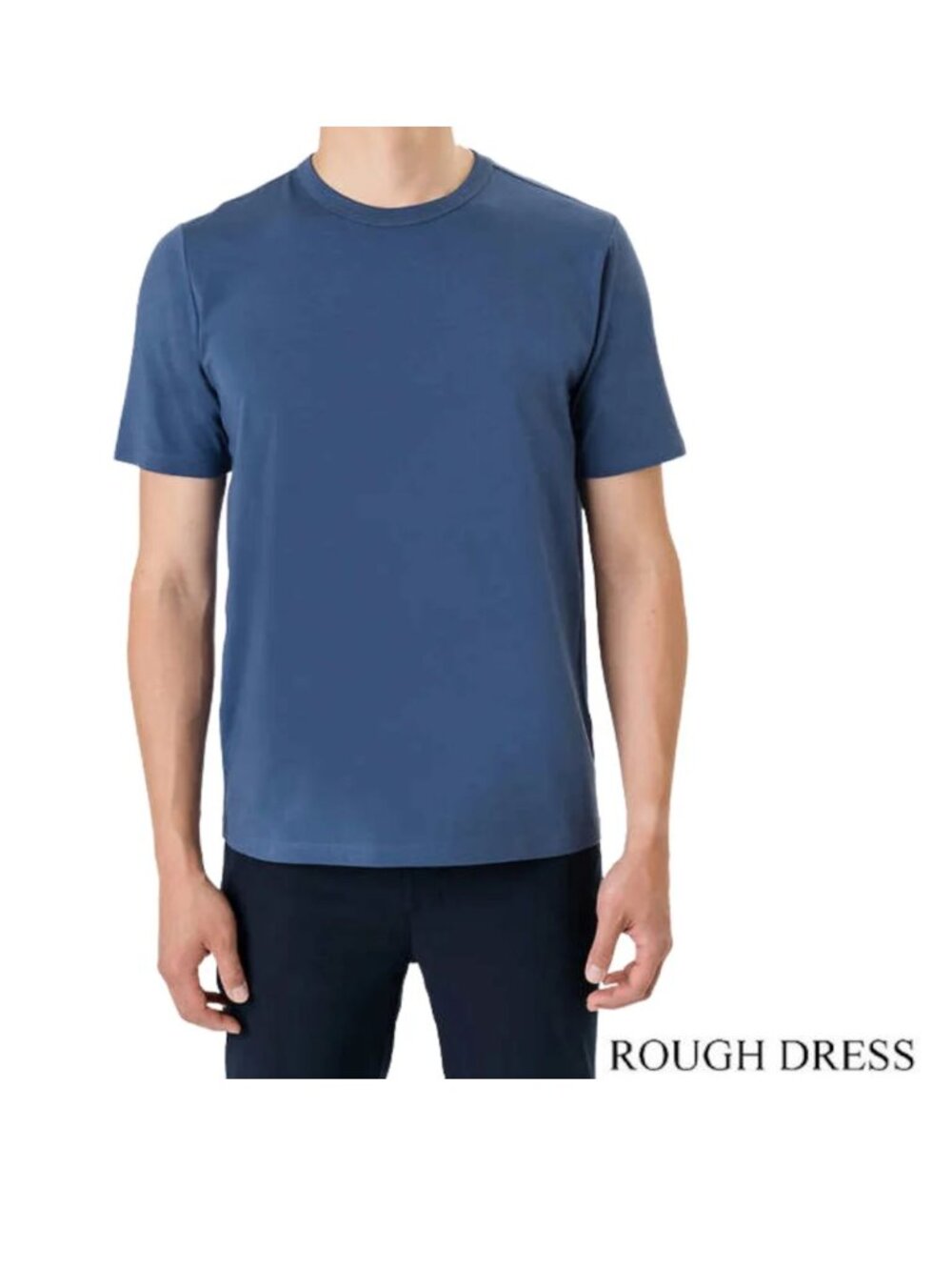 Rough Dress Men's Supima Cotton T-Shirt - 2XL Blue
